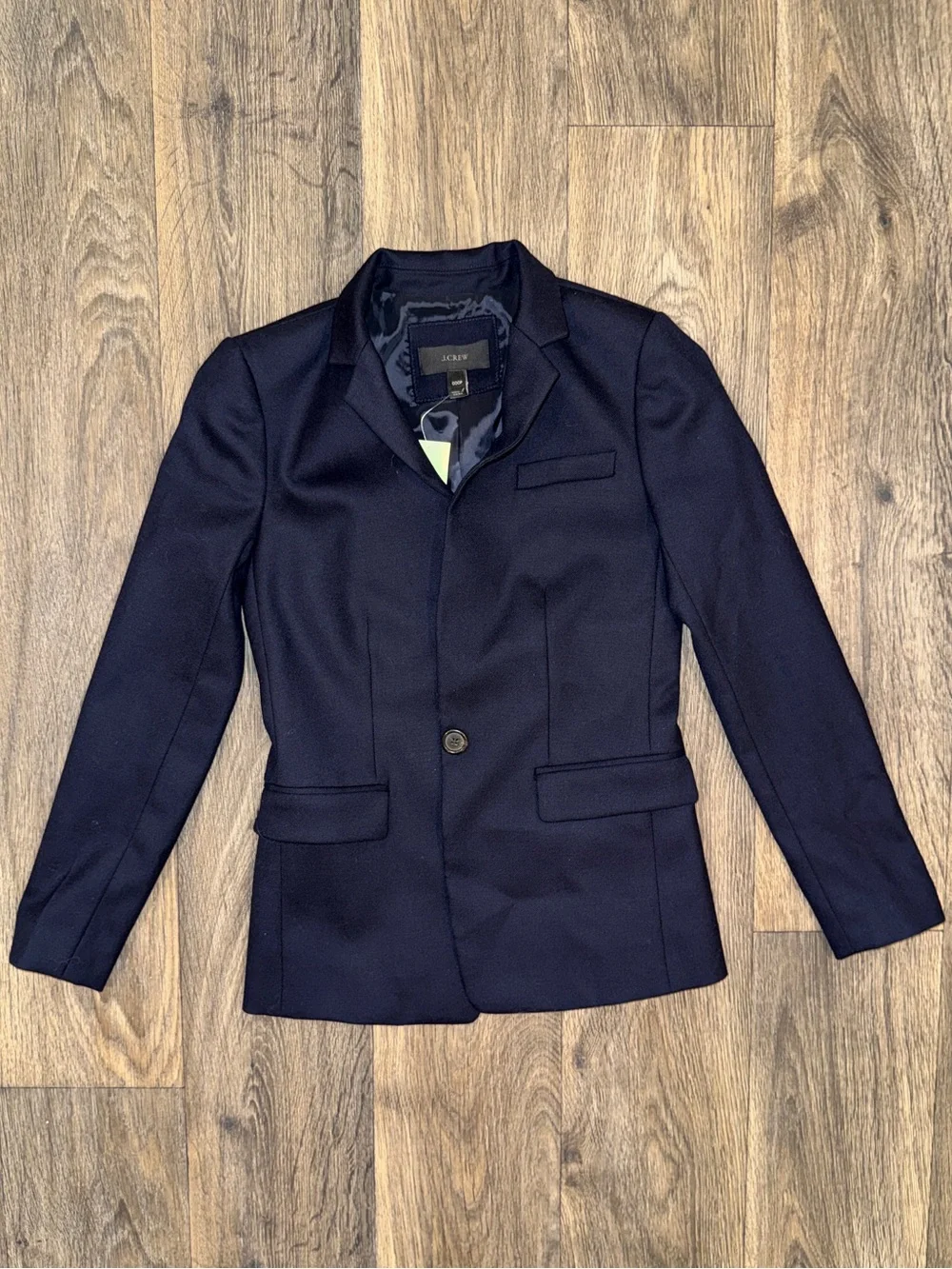 J. Crew Women’s Navy Single-Button Blazer